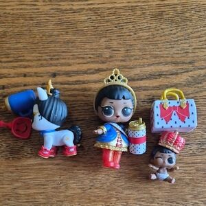 L.O.L. Surprise! Doll Set with Blue, Red, Gold and White Accents
